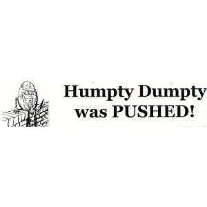  Humpty Dumpty was PUSHED Automotive