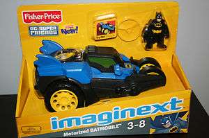Batman Imaginext DC Super Friends Motorized Batmobile Stop & Launch 