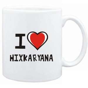 Mug White I love Hixkaryana  Languages  Sports 