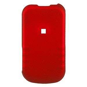   Rubberized Red Snap on Cover for Motorola Brute i680 
