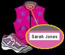 Iron On Name Tags Labels For Clothing   Free S&H  