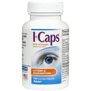 ICaps Lutein & Zeaxanthin Enriched Coated Tabs, 120 ct (Quantity of 3)