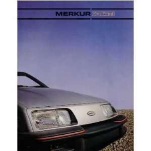  1985 MERKUR XR4TI Sales Brochure Literature Book 