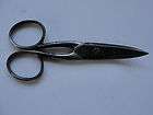 OLD MADE IN GERMANY CURVED CUTTER SCISSORS WITH A STAMPED ANCHOR MARK