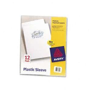  New Plastic Sleeves Letter Polypropylene Clear 12 Case 