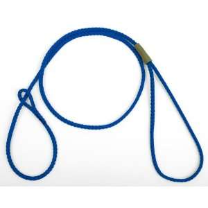  Mendota Show Loop Dog Leash 4 Feet Blue