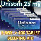box unisom 25 mg 100 tablet insomnia anti anxiety  