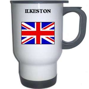  UK/England   ILKESTON White Stainless Steel Mug 
