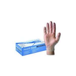  Health Hands Vinyl Powdered Medical Grade Gloves, Large 