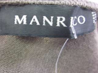 You are bidding on a MANRICO Mens Taupe Cashmere V Neck Sweater Shirt 