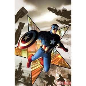    Captain America #1 Poster by Steve McNiven 