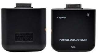   Portable Backup Battery Charger for iPhone 4S 4 4G 3G iPod Black