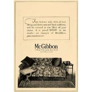  1928 Ad McGibbon Lawson Sofa Hair Filling Furniture 