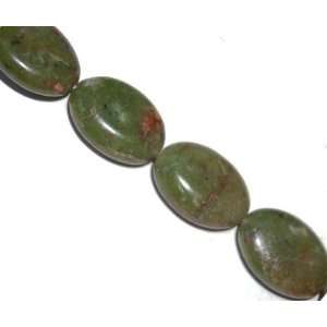  Green opal oval gemstone beads, 18x13mm, sold per 16 inch 