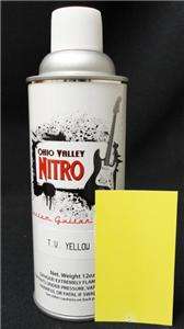 TV Yellow Nitrocellulose Lacquer spray paint  