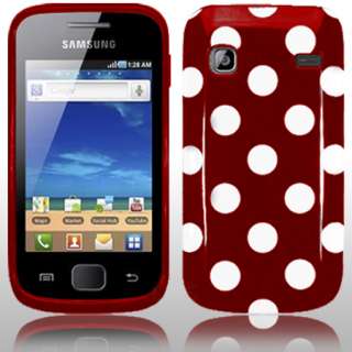 London Magic Store   Red Polka Dots Gel Case For Samsung Galaxy Gio 