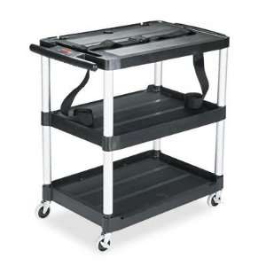  New Media Master AV Cart 3 Shelf 18 3/4 x 32 3/4 Case Pack 