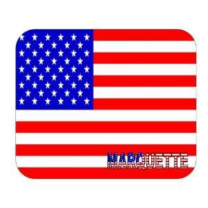  US Flag   Marquette, Michigan (MI) Mouse Pad Everything 