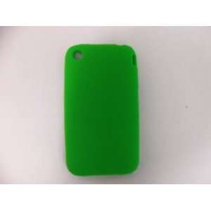   CES GREEN SILICONE RUBBER APPLE IPHONE 3G CASE COVER 