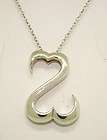 Jane Seymour Open Heart Sterling Silver Key with Diamonds and Chain
