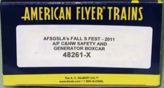 American Flyer/LTI 2011 Fall S Fest C&NW Box Car #48261X  
