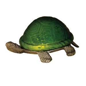  Iron & Formed Glass Turtle Green