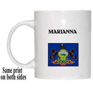  US State Flag   MARIANNA, Pennsylvania (PA) Mug 