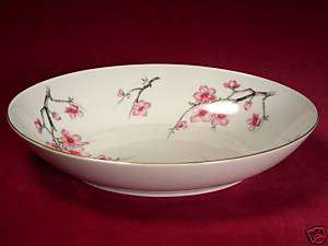 Diamond China Japan Cherry Blossom Oval Serving Bowl  
