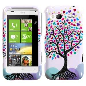   HTC Radar 4G HARD Protector Case Snap On Phone Cover Love Tree  