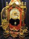 Stunning 42 Louis XIV Boulle Style Mantel Clock  