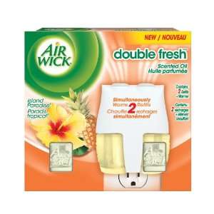  AIR WICK Double Fresh Scented Oil Warmer Kit Island 