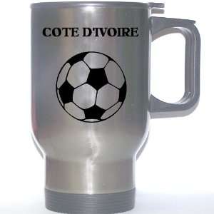  Ivorian Soccer Stainless Steel Mug   Cote DIvoire 