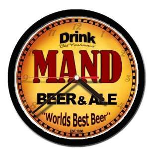  MAND beer and ale cerveza wall clock 