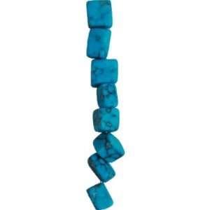  Synthetic Turquoise with Matrix Chips 16 Inch Strand Arts 