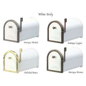  Mailbox, Coronado White Body Mailbox