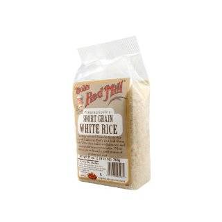 Bobs Red Mill Rice Short Grain White, 27 Ounce (Pack of 4)