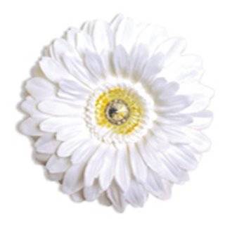 Locker Lookz White Jeweled Flower Magnet