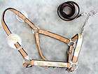 WESTERN LITE COB SHOW HALTER Yearling RODEO SILVER LEAD