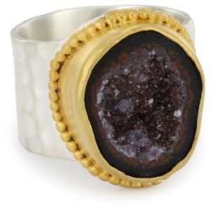   Heather Benjamin Magic and Mystery Geode with Silver Band Jewelry