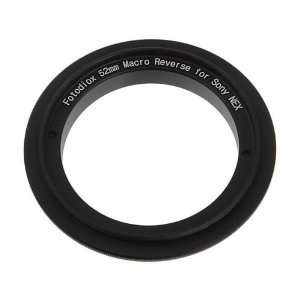  Fotodiox 52mm Filter Thread Macro Reverse Mount Adapter Ring 