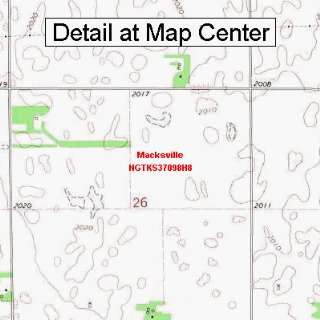   Map   Macksville, Kansas (Folded/Waterproof)