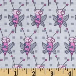  44 Wide Garden Friends Ivy League Bees Grey Fabric By 