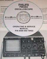 Philips PM3262 Scope Tech Manual ( Operating & Service)  