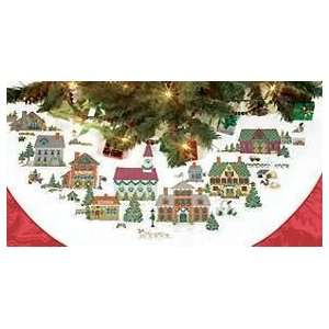  Our Town Treeskirt, Cross Stitch from JCA Arts, Crafts & Sewing