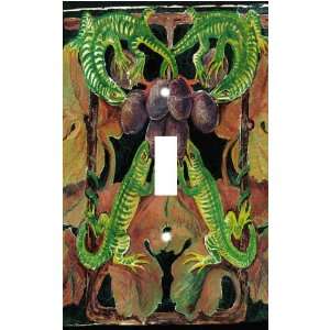  Lizards and Fruits Decorative Switchplate Cover