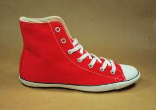CONVERSE CHUCK TAYLOR WOMEN LIGHT HI TOP RED WHITE STYLE 511526 ALL 