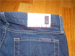 NWT New Womens 7 for all Mankind Lexie Jeans A Pocket Petite 25x30 