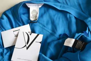 Diane Von Furstenberg DvF LERON Silk Dress 12 L UK 16 NWT $325 Stretch 