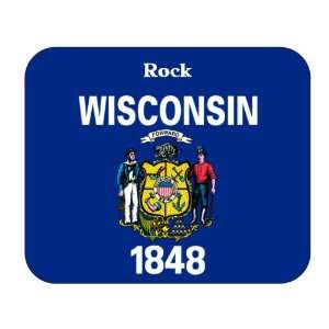  US State Flag   Rock, Wisconsin (WI) Mouse Pad Everything 