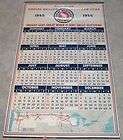 Large 1955 Great Northern Railroad Calendar 25 1/2 by 41 3/4